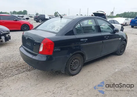 2007 Hyundai Accent Gls из США, поврежденный, VIN KMHCN46CX7U098623